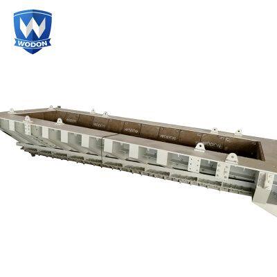 Usar revestimiento de placa de acero para conductos de carbón y bunkers. Acero resistente al desgaste ASTM, personalizado incluyendo corte, soldadura, doblado y punzonado