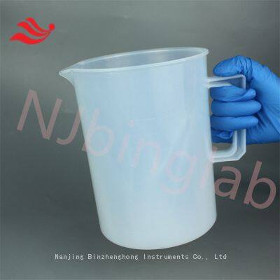 NJbinglab 2L PFA Beakers With Handle, Large Capacity, Translucent for Easy Viewing photo-2