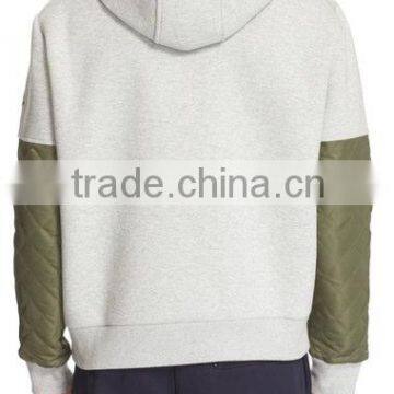 Custom Fashion Mens Quilted Pullover Hoodies photo-2
