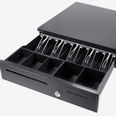 Cash Drawer 3 Locks Cashiier Powder Coating Heavy Duty Electronic Metal Cash Box photo-5