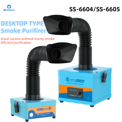 SUNSHINE SS-6604 Fume Extractor for Soldering Mobile Phone Repair Welding Laser Engraving