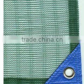 Warp knitted green PE Olive net in piece