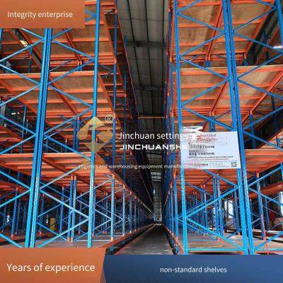 Jinchuan Non-standard Steel Narrow Aisle Racking, Each Pallet Position Can be Directly Accessed Without Moving Other Goods