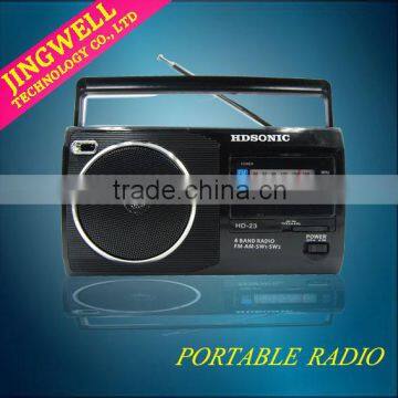 Hot selling Portable Fm Am Sw Radio With Mp3 Player