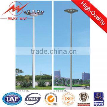 high mast lighting pole drawing for sport center