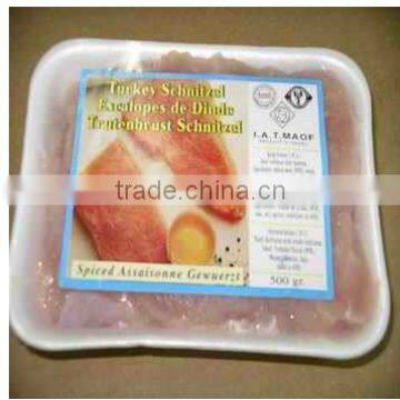 High Quality Turkey Schnitzel on Tray photo-1