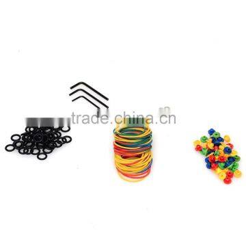PJB001 Parts Kit Set of Tattoo Machine Rubber Band Shockproof O-ring Grommets Nipples Wrench Spacers Tattoo Kit photo-4