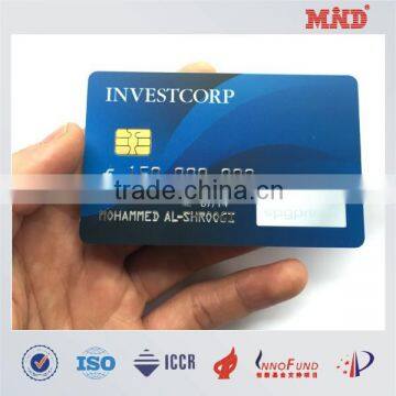 MDC269 credit card size contact IC smart card IC magnetic card