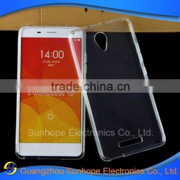 Wholesale Clear Transparent Tpu Cell Phone Case for Redmi Note 2 Xiaomi photo-3
