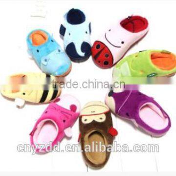 plush animal slippers /soft children slippers/kids plush slippers