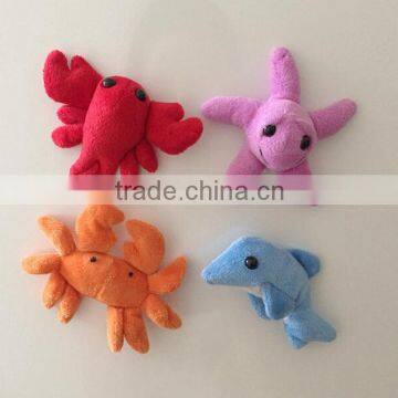 Promotional toys mini plush toy custom fridge magnet wholesale