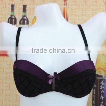 sexy lace mature bra,purple women bra