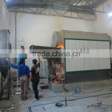 Rice husk steam boiler