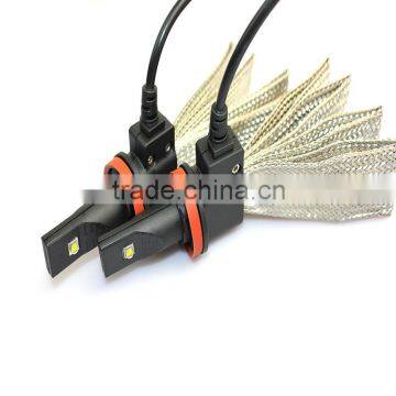 Hot selling!!super powerful car headlight h8 all in one constant current design led headlight car