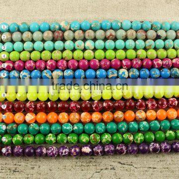 SM3110 Synthetic imperial jasper beads,sea sediment jasper beads,manmade impression jasper beads