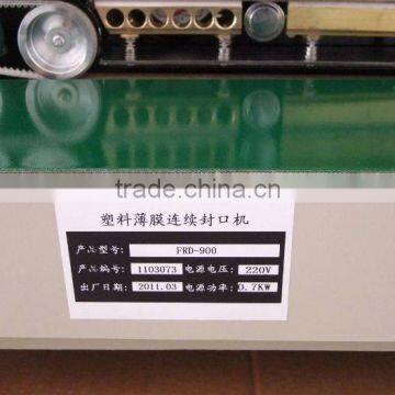 Auto Bag Making Machine FRD-900 Plastic Bag Use Our Continuous Sealer Machines photo-2
