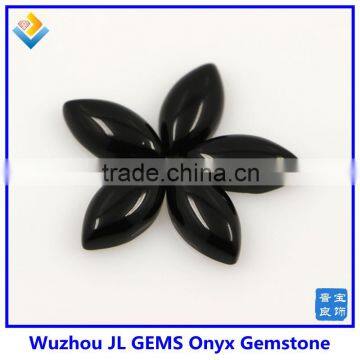 high Quality natural marquise cabochon cut black Onyx Gemstone