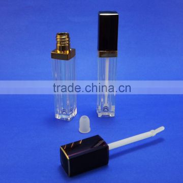 Cosmetic OEM Empty Packaging Container 5 g Plastic Square Lip Gloss Tube