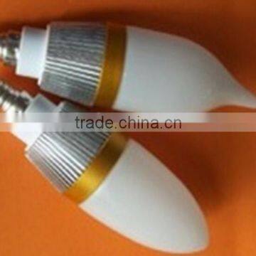 Energy saving dimmable e14 base 3w small led light candle bulb 4000k