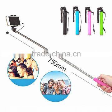 Wired Selfie Stick Monopod with 3.5mm Jack Cable