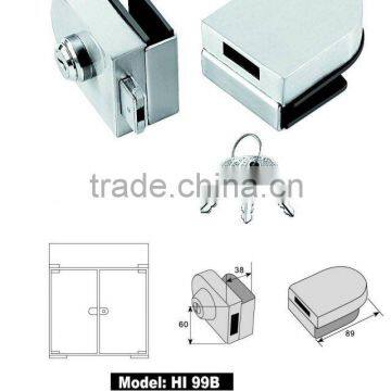 Toughness stainless steel glass door lock