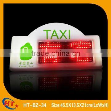 HT new arrival led taxi roof sign