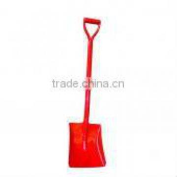 Steel Shovel with steel handle (flat head / sharp head)