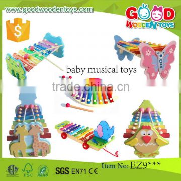 EN71/ASTM hot selling wooden educational toys OEM/ODM baby musical toys