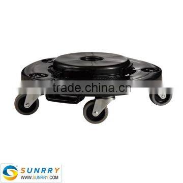 PE heavy duty car dolly for the recycle round container with wheel