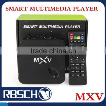 Android 4.4 TV BOX Amlogic S805 Quad core MXV Android TV BOX with Fully loaded KODI