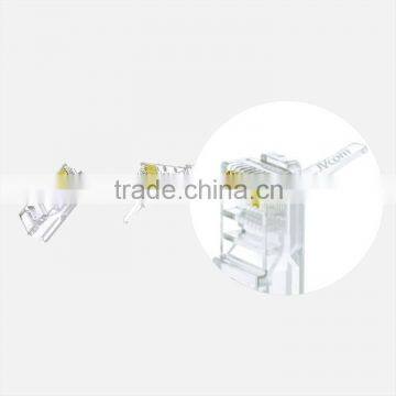 Best Quality Gold-Plating Solid Pure Copper Nickelplate Metal for CCTV Rj45 Led Display Connector photo-2