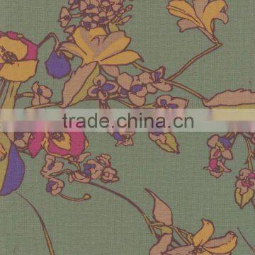 32s 130gsm 100% Polyester stretch printed jersey fabric