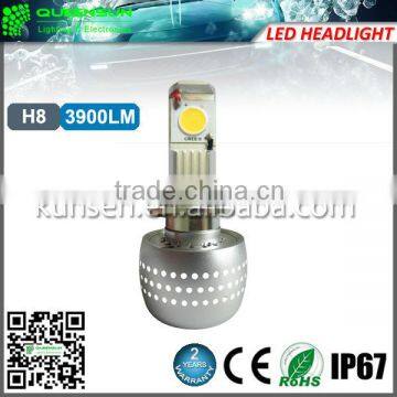 2014 New all in one led headlight h4-hi/lo 72w 7800lumen all in one heat dissipation car led headlight