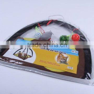 Bee Cat Play Tent With Toys in Brown photo-2