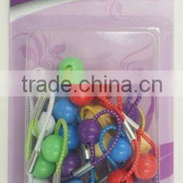 16PCS PLASTIC BALL HAIR PONYTAIL HOLDER