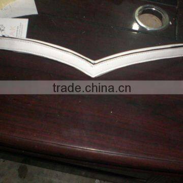 V- Shape Empty channel leather browband