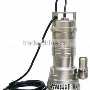 Submersible pump stainless steel WQX(D) series complete precision casting drainage sewage submersible water pump