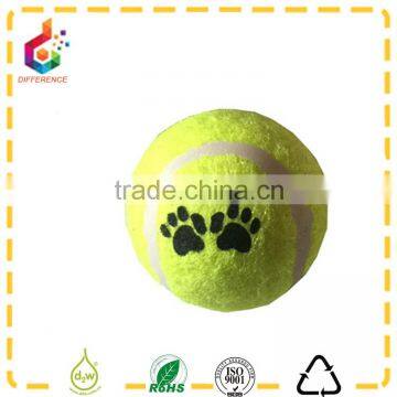 class C dog paw pet tennis ball