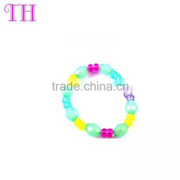 christmas day gift bracelet fashion plastic beads children bracelet 2016 wholesale cheap children bead bracelet