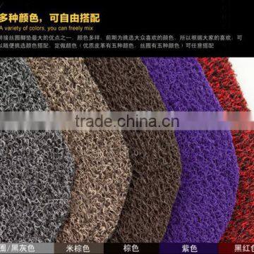 pvc loop auto mat with nail backing from china factory