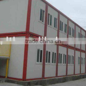 Double storey container house
