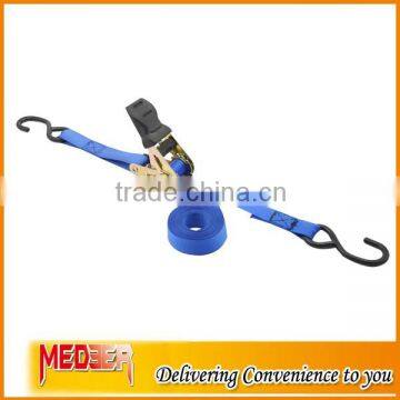 1inch 0.8T Breaking Strength S Hook Durable Ratchet Tie Down Strap 25MM Cargo Latching Straps Quality Choice photo-2