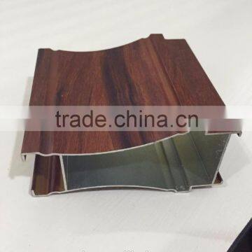 wood grain color selling aluminum profile for windows factory price