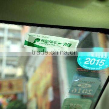 Tamper-Proof Windshield Label RFID 860 ~ 960MHz UHF RFID Tag Sticker Alien Higgs 3