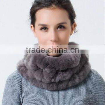 2016 new style rex rabbit fur scarf