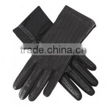 Women's sheepskin Leather & Elastane Gloves AP-6502