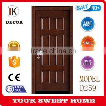 wooden front double door design