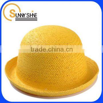 Wholesale Grils Round Top Hat Straw Hat