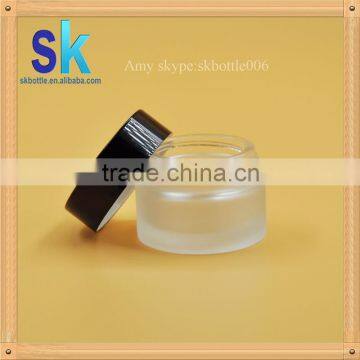 hot sale glass cosmetic jars for cosmetics