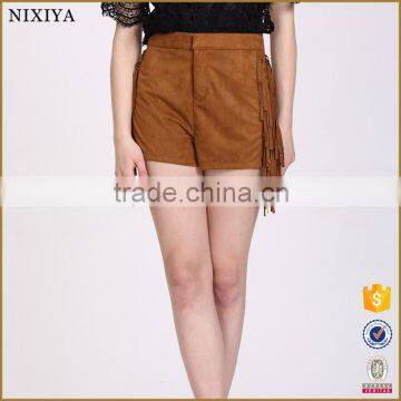 2016 New Designed Suede Women Shorts Wholesale Booty Shorts